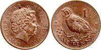 Gibraltar One Penny 2001 Elisabeth II., 1952-2022 stgl 23.41 元  ＋  156.04 元 运费