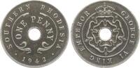 S&uuml;d-Rhodesien One Penny 1942 Georg VI. 1936-1951 vz 5.78 US$  +  23.12 US$ shipping