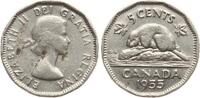 Kanada 5 Cents 1955 Elisabeth II., 1952-2022 ss 15.60 元  ＋  156.04 元 运费