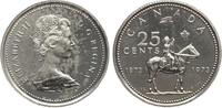 Kanada 25 Cent 1973 Elisabeth II., 1952-2022 vz+ 23.41 元  ＋  156.04 元 运费
