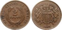 USA 2 Cents 1864 breite Variante ss-vz 296.48 元  ＋  156.04 元 运费