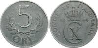 D&auml;nemark 5 &Oslash;re 1944 N Christian X. ss-vz 31.21 元  ＋  156.04 元 运费