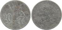 B&ouml;hmen und M&auml;hren 20 Heller 1942 fss 6.97 US$  +  23.23 US$ shipping