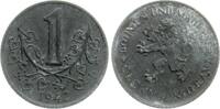 B&ouml;hmen und M&auml;hren 1 Korun 1942 ss 8.13 US$  +  23.23 US$ shipping