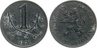 B&ouml;hmen und M&auml;hren 1 Korun 1943 fvz 9.29 US$  +  23.23 US$ shipping