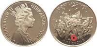 Gibraltar 1 Crown 2004 Elisabeth II., auf den D-Day, mit Farbapplikation... 9.29 US$  +  23.23 US$ shipping