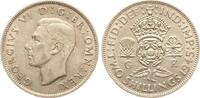 Gro&szlig;britannien two Shillings (Florin) 1945 Georg VI., 1936-1952 fvz/vz 16.26 US$  +  23.23 US$ shipping