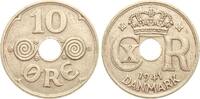 F&aelig;r&oslash;rene 10 &Oslash;re 1941 Christian X., 1912-1947 von D&auml;nemark ss-vz 40.65 US$  +  23.23 US$ shipping