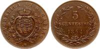 San Marino 5 Centesimi 1864 M vz+ 67.37 US$  +  23.23 US$ shipping