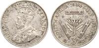 Südafrika 3 Pence Georg V. -