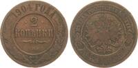 Russland 2 Kopeken 1904 SPB Nikolaus II., 1894-1917 ss- 3.48 US$  +  23.23 US$ shipping