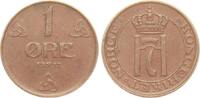 Norwegen 1 &Oslash;re 1927 H&aring;kon VII., 1905-1957, seltenes Jahr vz 72.01 US$  +  23.23 US$ shipping