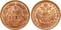 &Ouml;sterreich/Haus Habsburg 5/10 Kreuzer 1885 Franz Josef, 1848 - 1916 stgl 32.52 US$  +  23.23 US$ shipping