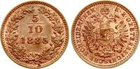 &Ouml;sterreich/Haus Habsburg 5/10 Kreuzer 1885 Franz Josef, 1848 - 1916 stgl 32.52 US$  +  23.23 US$ shipping