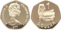 Solomonen 1 Dollar 1977 Elisabeth II., 1952-2022 stgl 8.13 US$  +  23.23 US$ shipping