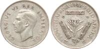 Südafrika 3 Pence Georg VI. -