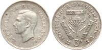 Südafrika 3 Pence Georg VI. -