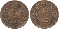 Dänemark 1/2 Skilling Frederik VII., 1/2 Rigsbankskilling -
