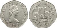 Jersey 50 Pence 1990 Elisabeth II. fvz