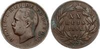 Portugal 20 Reis Luiz I. 1861-1889 -