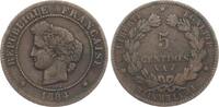 Frankreich 5 Centimes Napoleon III. -