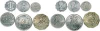 Belize Cent & Dollar Elisabeth II., Lot von 6 Kursmünzen -