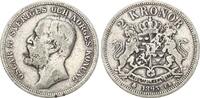 Schweden 2 Kronor Oscar II. -