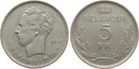 Belgien 5 Francs Leopold III., 1934-1951 -