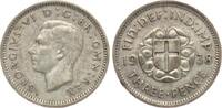 Großbritannien Threepence Georg VI., 1936-1952 -