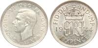 Großbritannien Sixpence Georg VI., 1936-1952 -