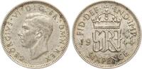 Großbritannien Sixpence Georg VI., 1936-1952 -