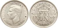 Großbritannien Sixpence Georg VI., 1936-1952 -