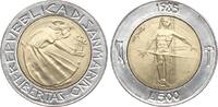 San Marino 500 Lire Kampf gegen Dorgen -