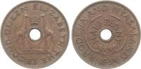 Rhodesien und Nyasaland 1/2 Penny 1963 Elisabeth II., 1952-2022 vz 6.94 US$  +  23.12 US$ shipping