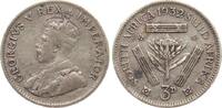 Südafrika 3 Pence Georg V. -