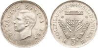 Südafrika 3 Pence Georg VI. -