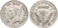 Südafrika 3 Pence Georg VI. -