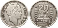 Algerien 20 Francs Französisches Protektorat -