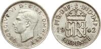 Großbritannien Sixpence Georg VI., 1936-1952 -