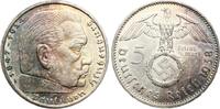 Deutschland, III. Reich 5 Mark Paul von Hindenburg -