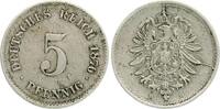Deutsches Kaiserreich 5 Pfennig Kursmünze -