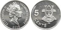 Solomonen 5 Cents Elisabeth II. -