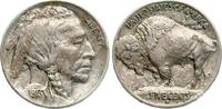 USA 5 Cents Buffalo Nickel, besserer Buchstabe, D -