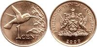 Trinidad & Tobago 1 Cent Kolibri/Hummingbird -