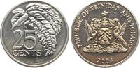 Trinidad & Tobago 25 Cents Chaconia -