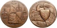 Frankreich Hochreliefmedaille Eisenbahn Aulnoye Aymeries -