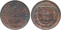 Portugal 1 Centavo Republik, prachtvolle Paitna! -