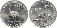 Eritrea 10 Cents Strauss -