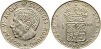 Schweden 1 Krona Gustav VI. Adolf -