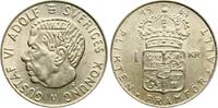 Schweden 1 Krona Gustav VI. Adolf -